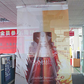 Double sides mesh banner