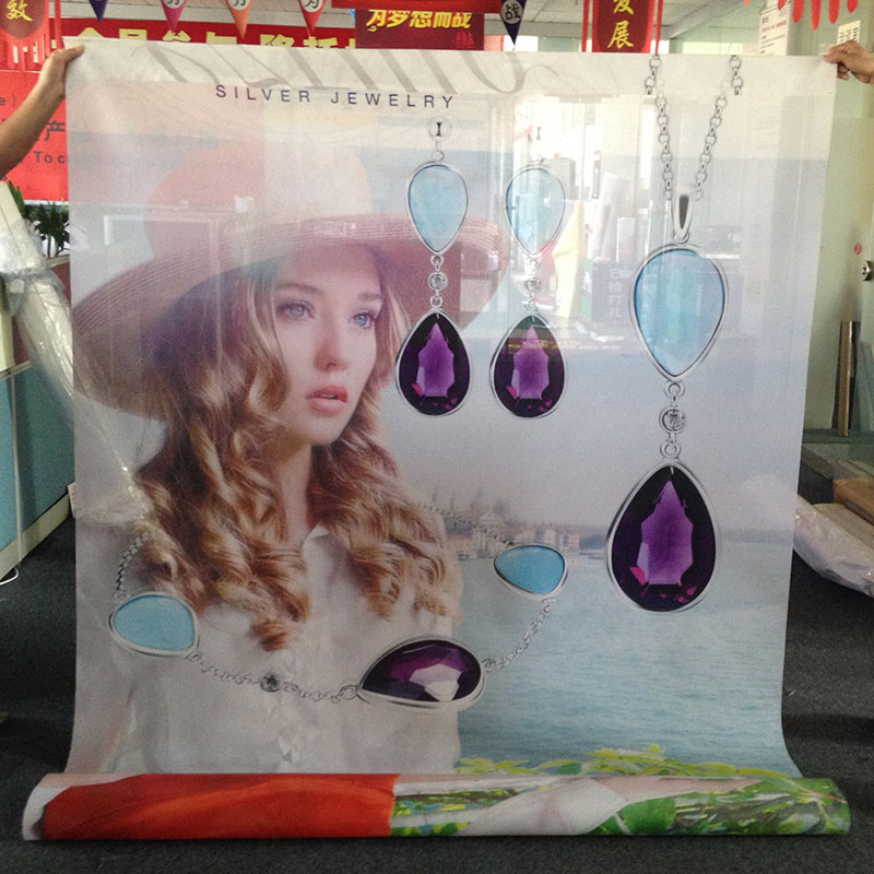 Double sides mesh banner