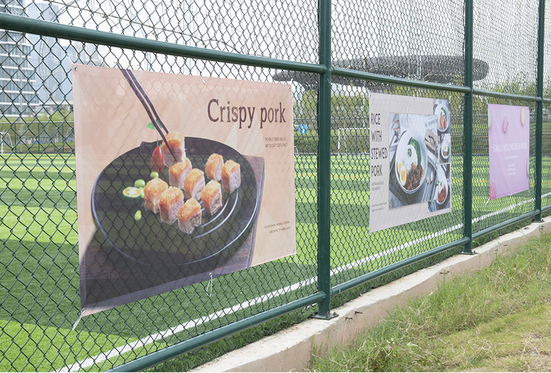 網格布-戶外有風位置的最佳廣告解決方案